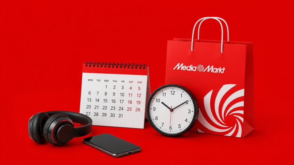 Godziny otwarcia Media Markt 2026: dni powszednie, soboty, niedziele handlowe i święta w galeriach.