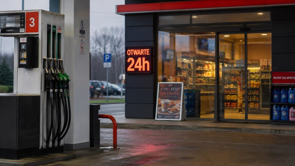 Godziny otwarcia stacji benzynowych 2026: dni powszednie, soboty, niedziele i święta w Polsce - 24h