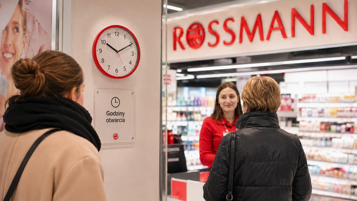 Godziny otwarcia Rossmann w 2026 roku – dni powszednie, soboty i niedziele. Sprawdź, czy Rossmann jest otwarty w niedzielę i jak działa w święta.