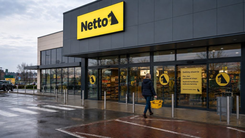 Godziny otwarcia Netto w 2026 roku: dni powszednie, soboty, niedziele, święta i zakupy w Polsce