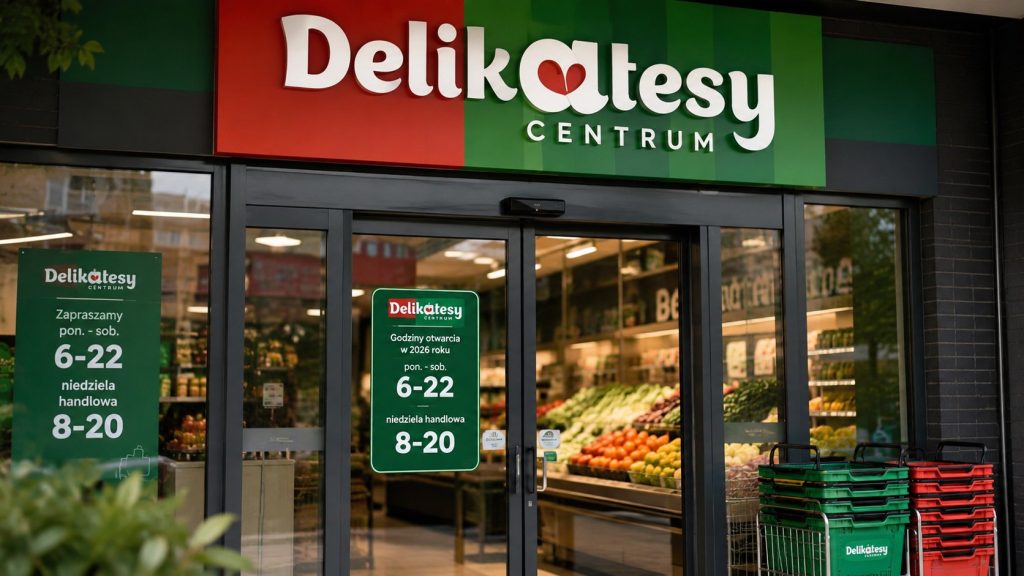 Delikatesy Centrum godziny otwarcia 2026 i niedziele handlowe, soboty oraz święta
