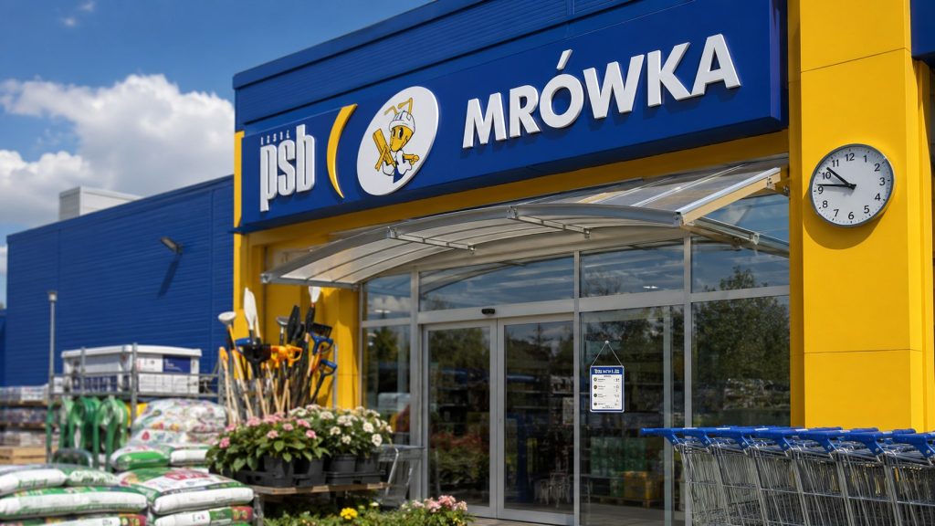 PSB Mrówka – godziny otwarcia 2026. Niedziele handlowe, święta i soboty