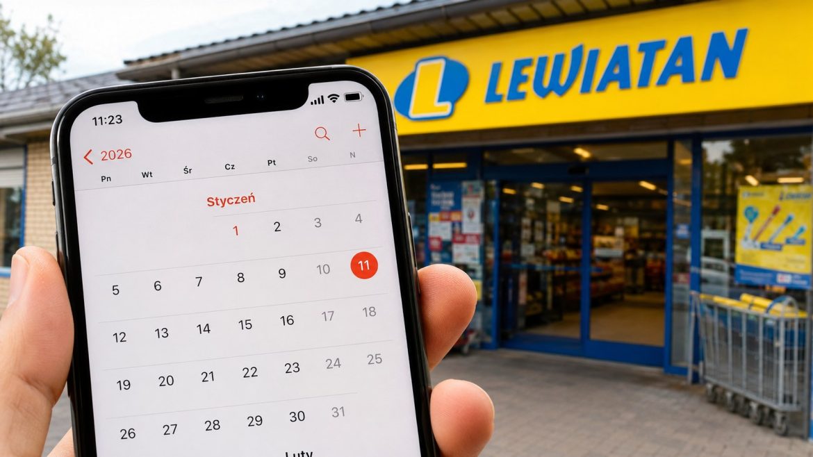 Godziny otwarcia Lewiatan w 2026 roku – dni powszednie, soboty i niedziele. Sprawdź, czy Lewiatan jest otwarty w niedzielę i jak działa w święta.