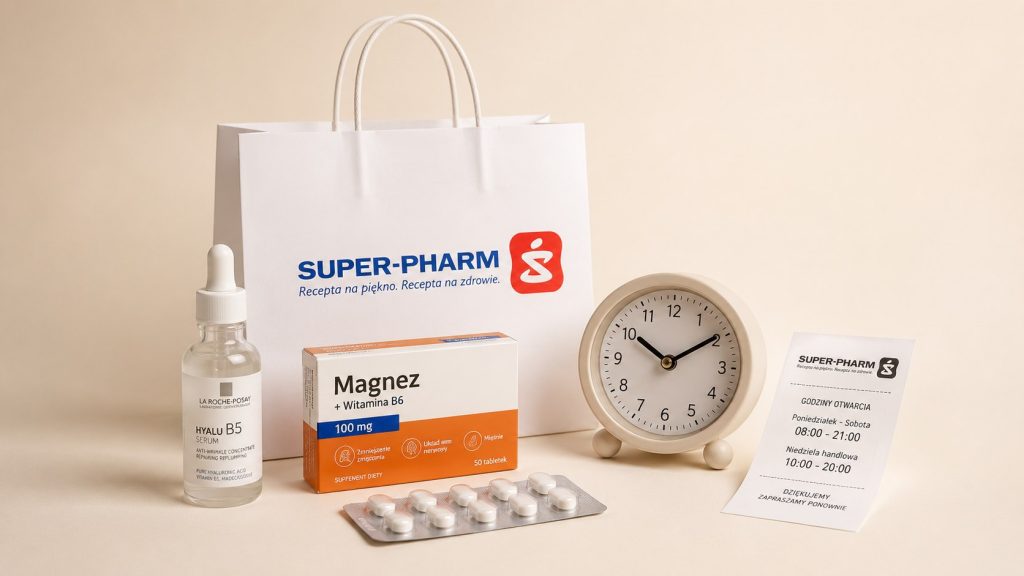 Godziny otwarcia Super-Pharm 2026: dni powszednie, soboty, niedziele i święta w sklepach i aptekach