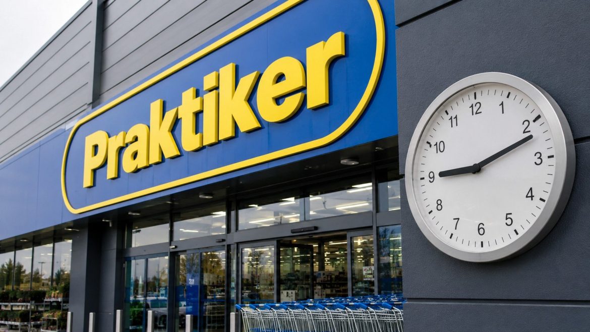 Godziny otwarcia Praktiker w 2026 roku – dni powszednie, soboty i niedziele. Sprawdź, czy Praktiker jest otwarty w niedzielę i jak działa w święta.