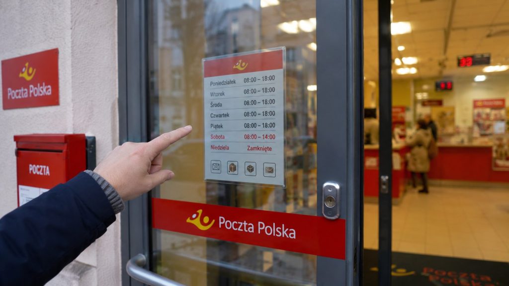 Poczta Polska – godziny otwarcia 2026: urzędy, soboty, niedziele i święta
