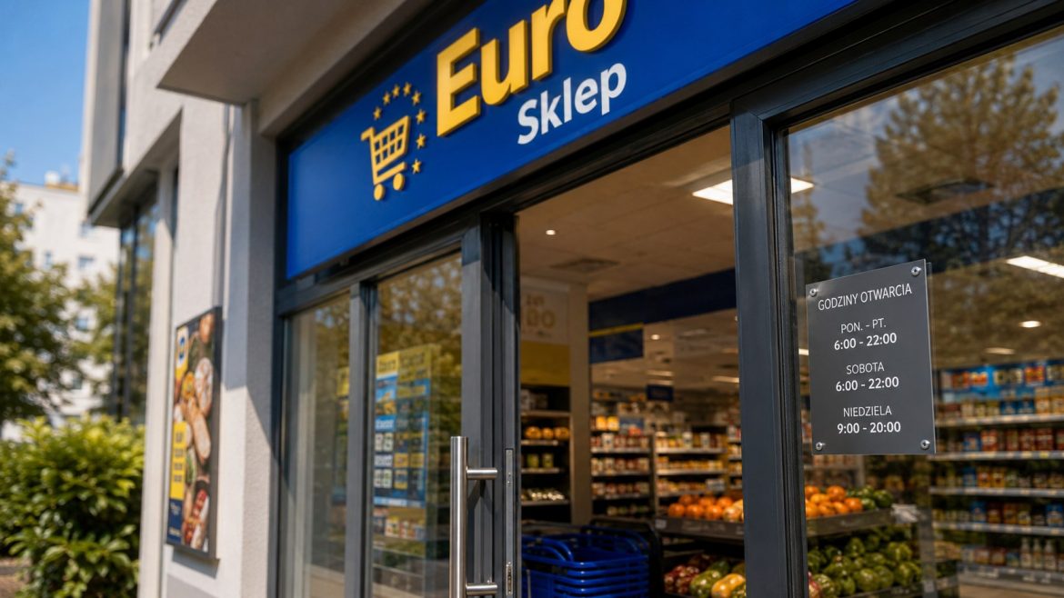 Godziny otwarcia Euro Sklep w 2026 roku – dni powszednie, soboty i niedziele. Sprawdź, czy Euro Sklep jest otwarty w niedzielę i jak działa w święta.