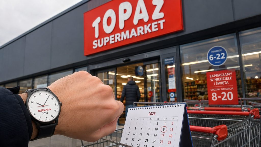 Topaz – godziny otwarcia 2026. Niedziele handlowe i święta