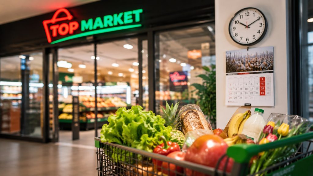 Top Market – godziny otwarcia 2026. Kiedy sklepy są czynne w niedziele i święta