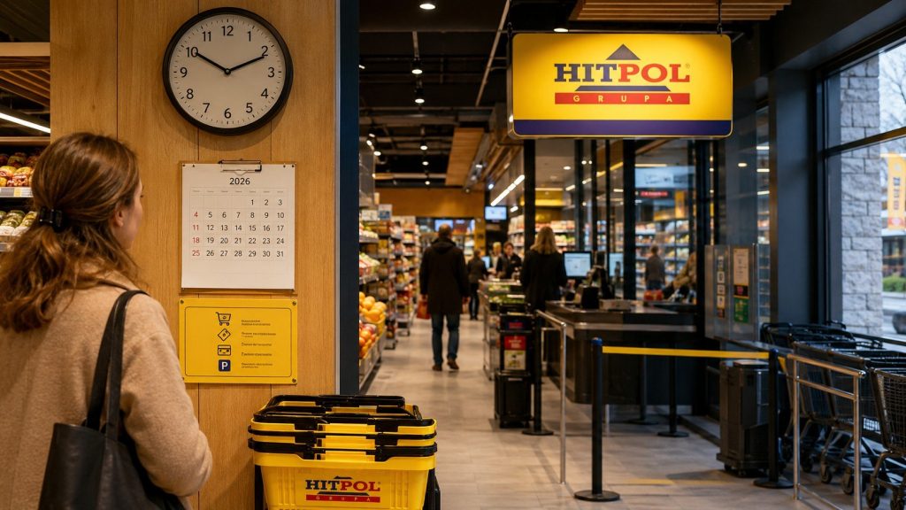 Hitpol – godziny otwarcia 2026. Kiedy sklepy są czynne w niedziele handlowe i święta