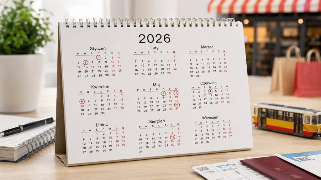 Dni wolne od pracy 2026: pełny kalendarz 13 świąt ustawowych z datami i dniami tygodnia. Sprawdź, kiedy wypadają i ile masz wolnego.