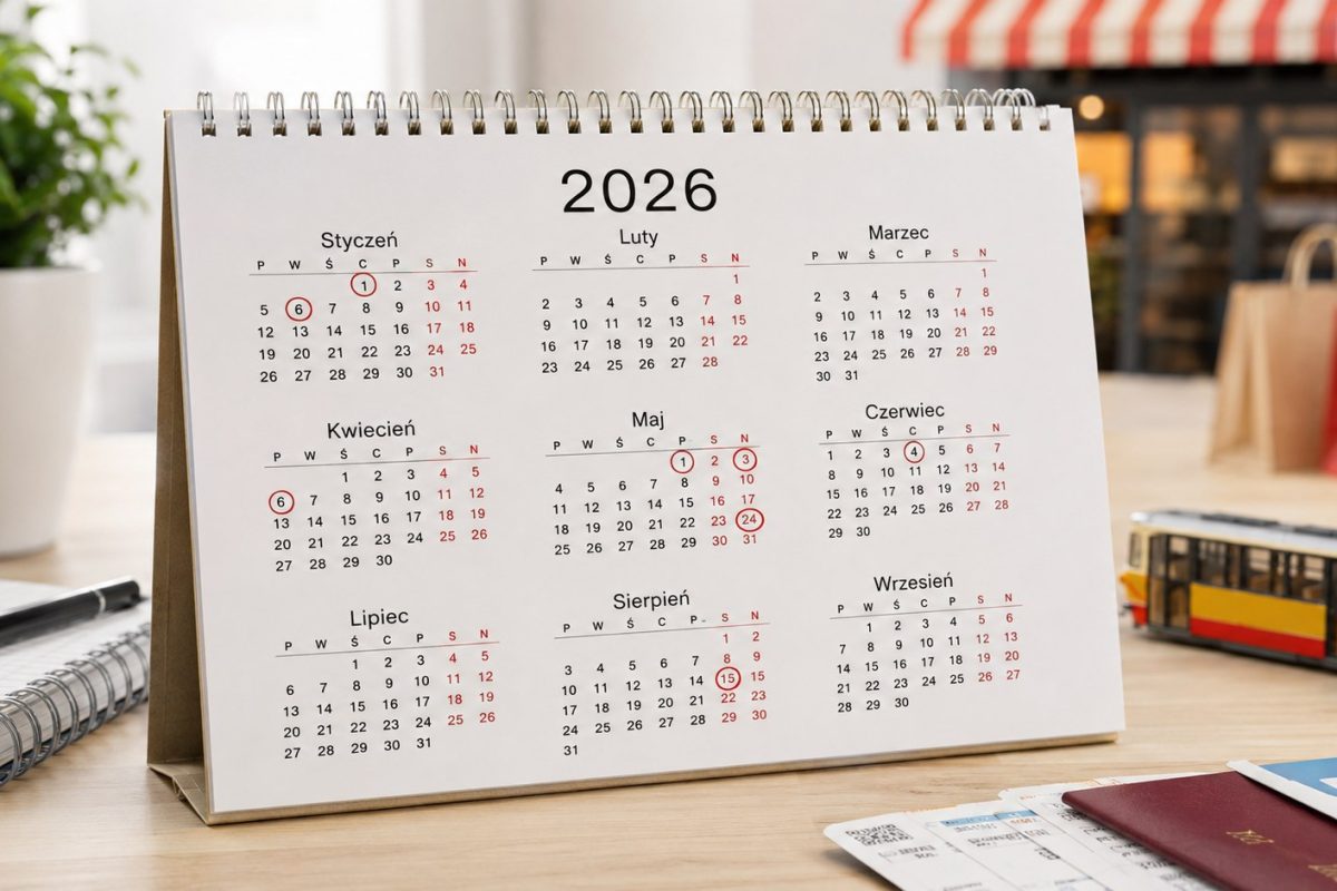 Dni wolne od pracy 2026: pełny kalendarz 13 świąt ustawowych z datami i dniami tygodnia. Sprawdź, kiedy wypadają i ile masz wolnego.
