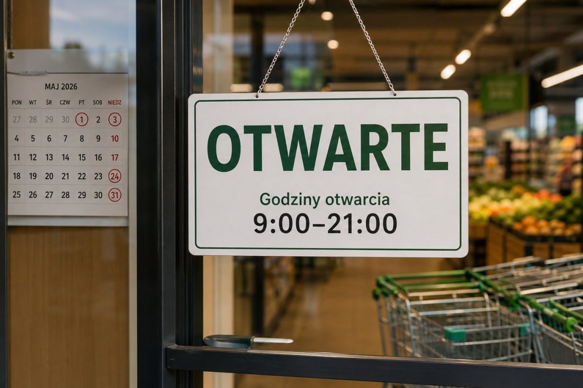 Wybierasz się na zakupy w długi weekend? Sprawdź godziny otwarcia sklepów w 2026 roku i które dni są wolne od handlu.