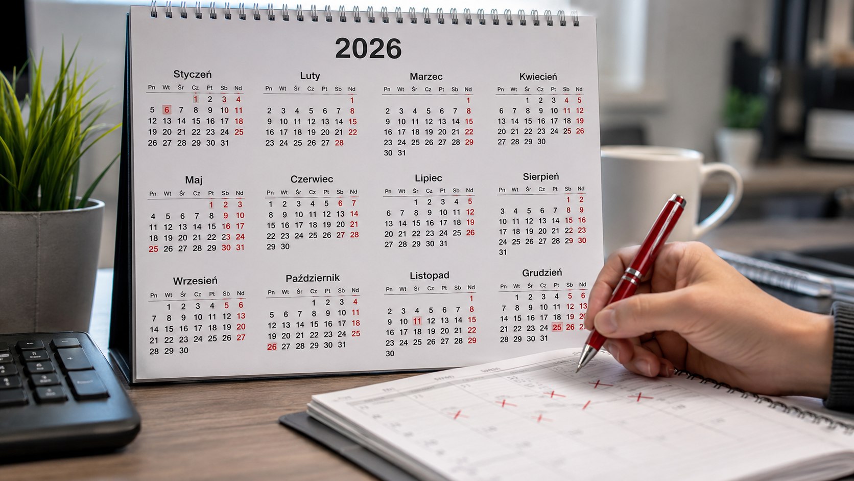 Ile dni wolnych od pracy jest w 2026 roku? Sprawdź dokładną liczbę świąt, ile wypada w weekendy i ile dni można odebrać.