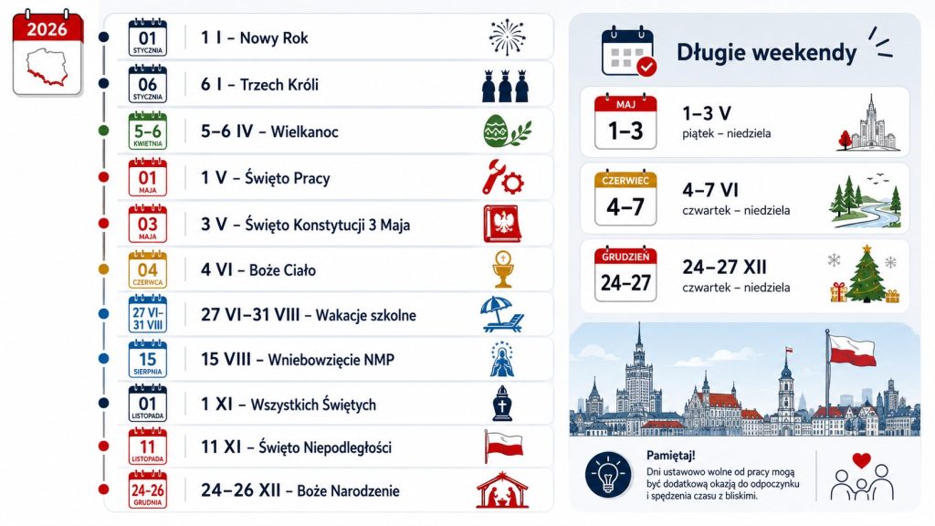 Ile dni do świąt i wakacji 2026? Odliczanie i kalendarz
