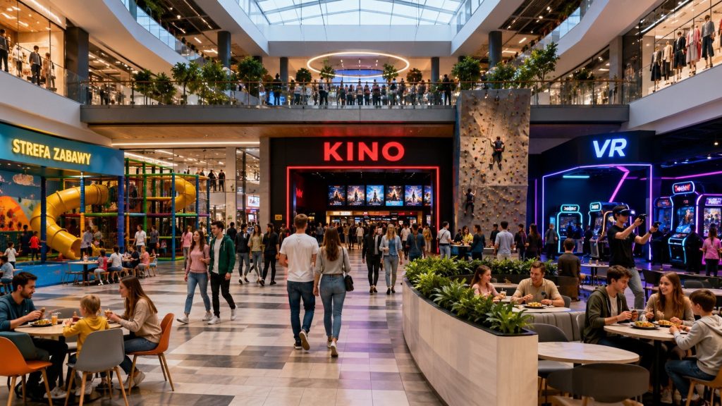 Centra handlowe stawiają na rozrywkę zamiast samych sklepów. Tak zmieniają się galerie w Polsce