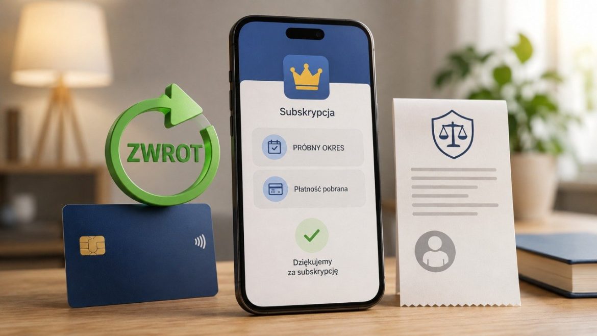 Bezpłatny okres próbny zakończył się i z karty pobrano pieniądze? Sprawdź, kiedy w Polsce można żądać zwrotu opłaty za subskrypcję, jak odstąpić od umowy i kiedy zgłosić reklamację do banku.