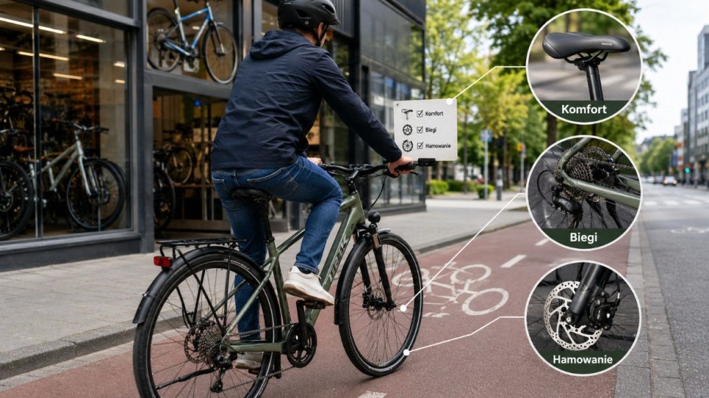Bezpłatny test roweru przed zakupem: co sprawdzić w 15 minut, by nie wybrać złego modelu