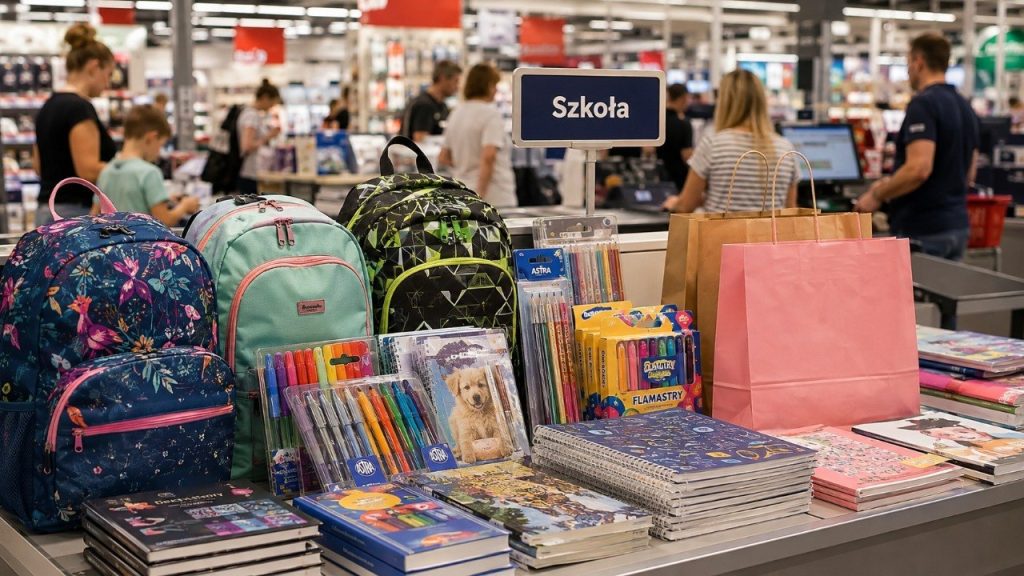 Niedziela handlowa 30 sierpnia 2026 będzie szczególna. Sklepy czeka fala zakupów przed szkołą