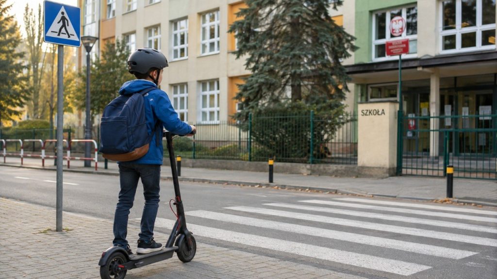 Dziecko na hulajnodze elektrycznej do szkoły: jakie przepisy w Polsce trzeba sprawdzić przed wrześniem
