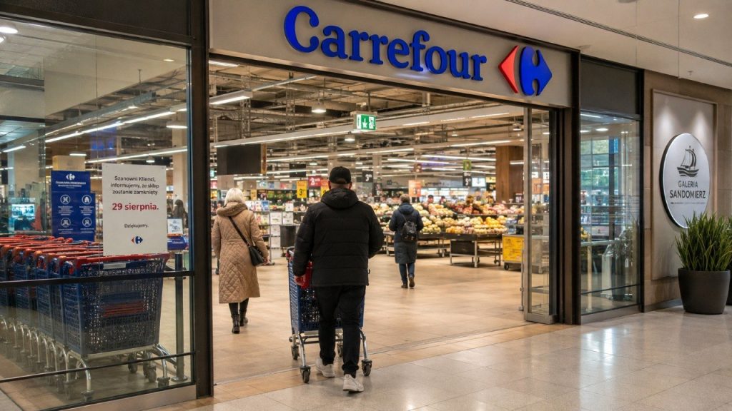 Carrefour w Galerii Sandomierz zamyka się 29 sierpnia: do kiedy można zrobić zakupy