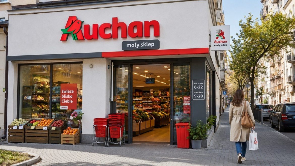 Auchan małe sklepy w Polsce rosną w siłę: sieć rozwija Easy Auchan, Moje Auchan, Auchan GO i format mobilny. Sprawdzamy, gdzie przybędzie placówek i jak zmienia się strategia handlu w Polsce w 2026.