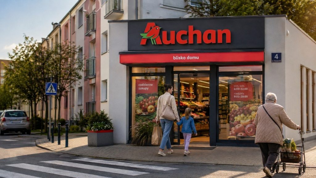 Auchan małe sklepy w Polscy: gdzie sieć chce być bliżej klientów