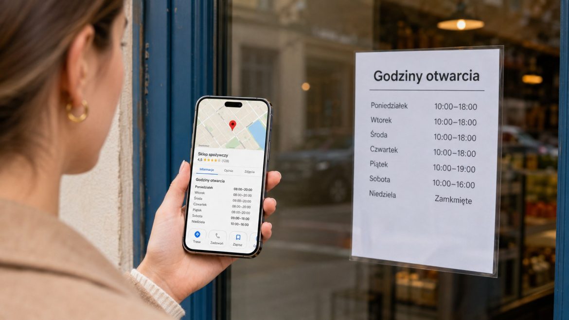 Sklep zamknięty wcześniej niż podano w Google? Sprawdź, gdzie potwierdzić godziny konkretnej placówki, jak znaleźć oficjalne dane i krok po kroku zgłosić błędne informacje w Mapach Google.