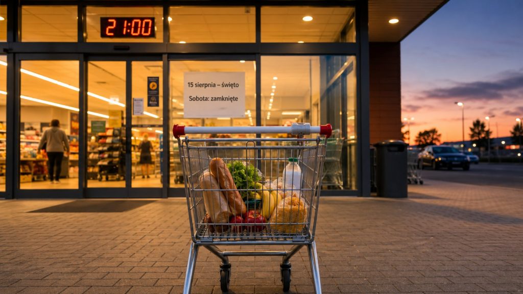 Święto wypada w sobotę: czy sklepy są zamknięte także w piątek wieczorem przed 15 sierpnia 2026