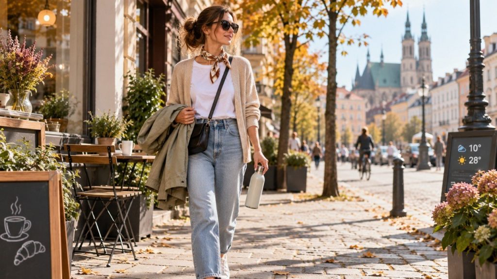 Jak ubierać się we wrześniu, gdy rano jest 10°C, a w dzień prawie 30°C