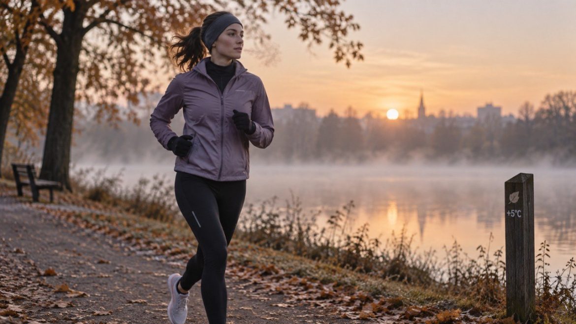 Jak ubrać się do biegania przy +5, +10 i +15°C? Sprawdzamy warstwy, materiały, wiatr, deszcz oraz różnice między porannym i wieczornym treningiem jesienią w Polsce, by nie przegrzać się ani zmarznąć.
