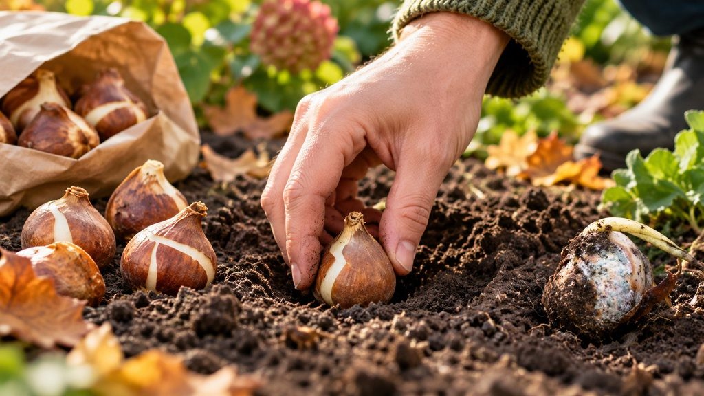Cebulki tulipanów z marketu: kiedy sadzić we wrześniu i jak rozpoznać pleśń przed zakupem